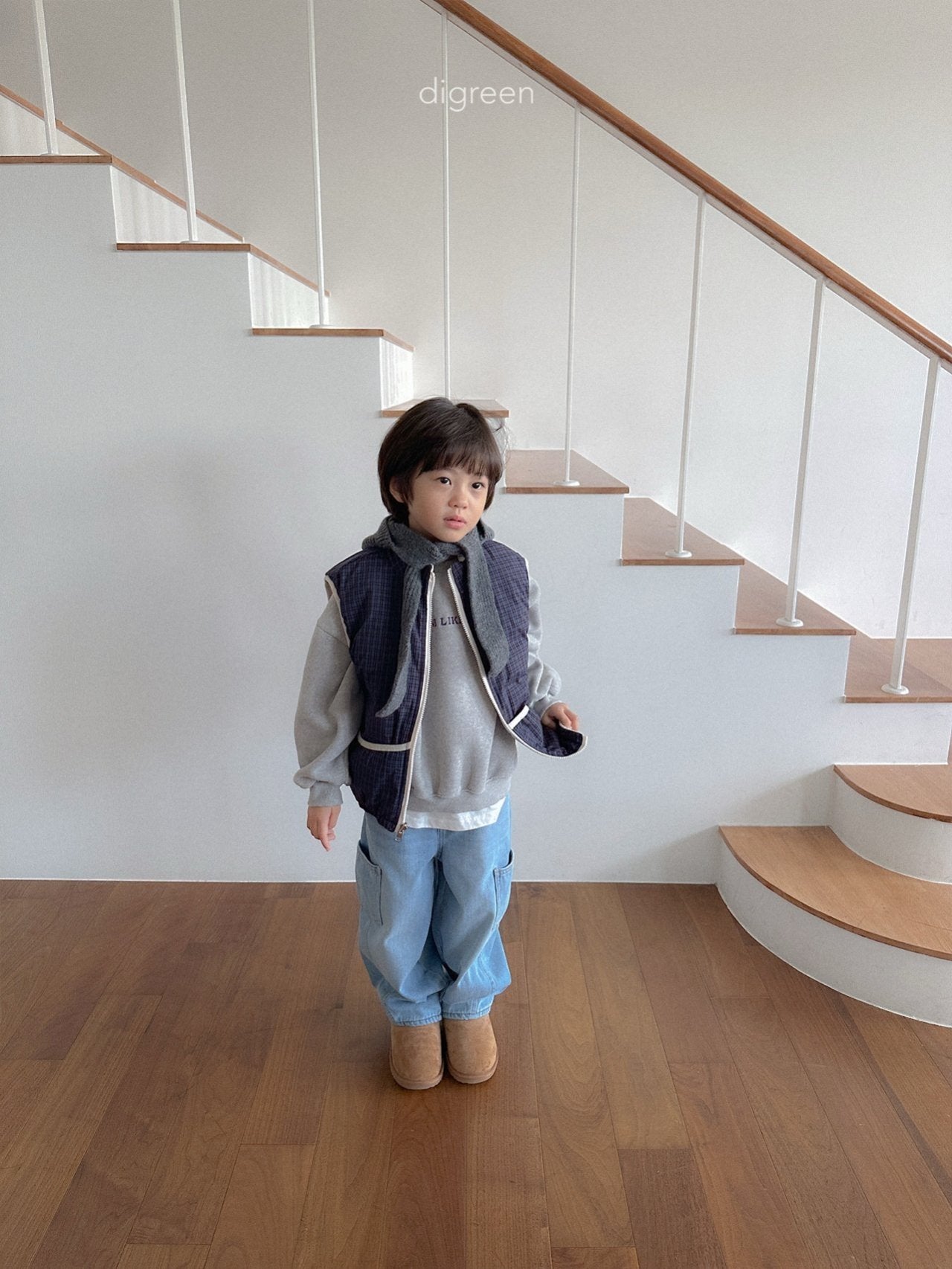 《予約》Reversible Vest / digreen