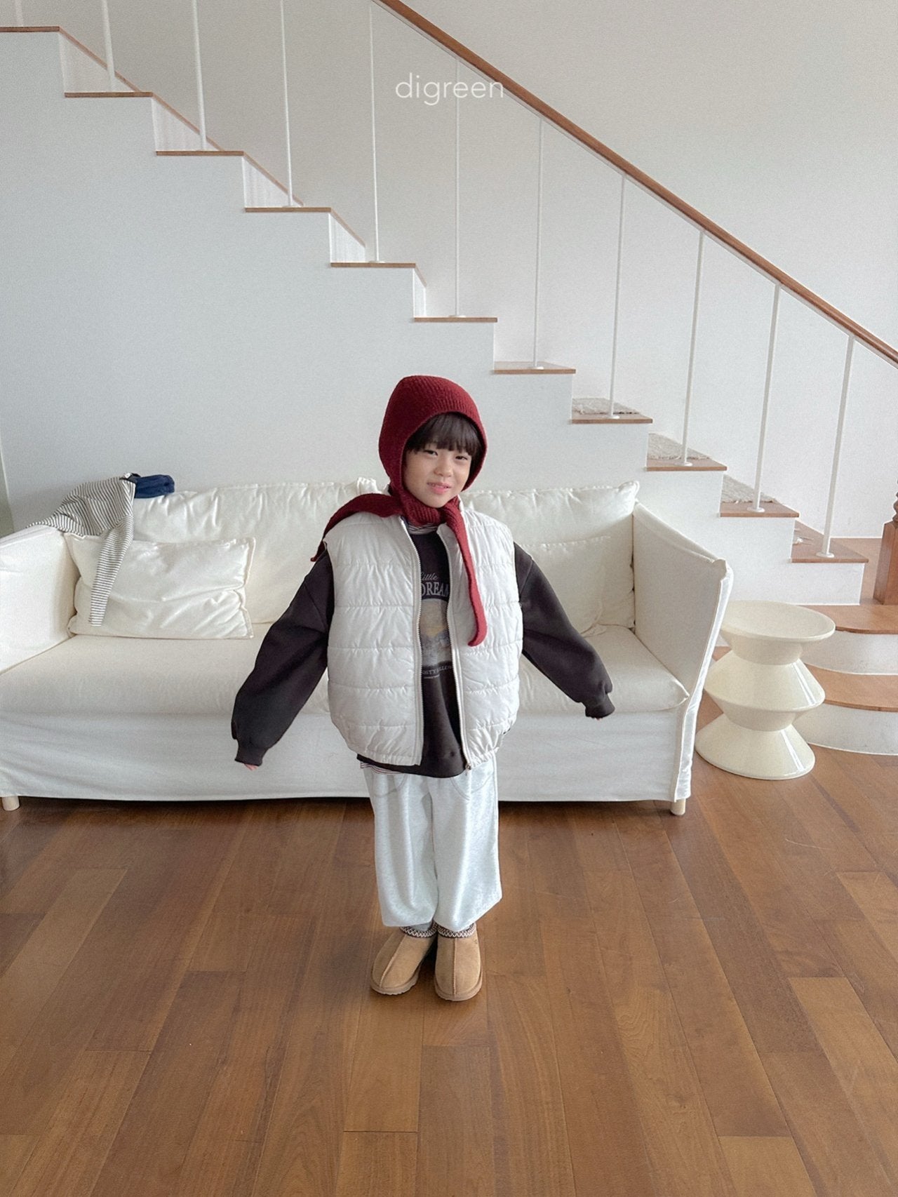 《予約》Reversible Vest / digreen