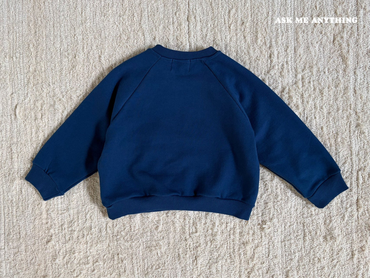 《予約》Button-Down Sweatshirt / ASK ME ANYTHING