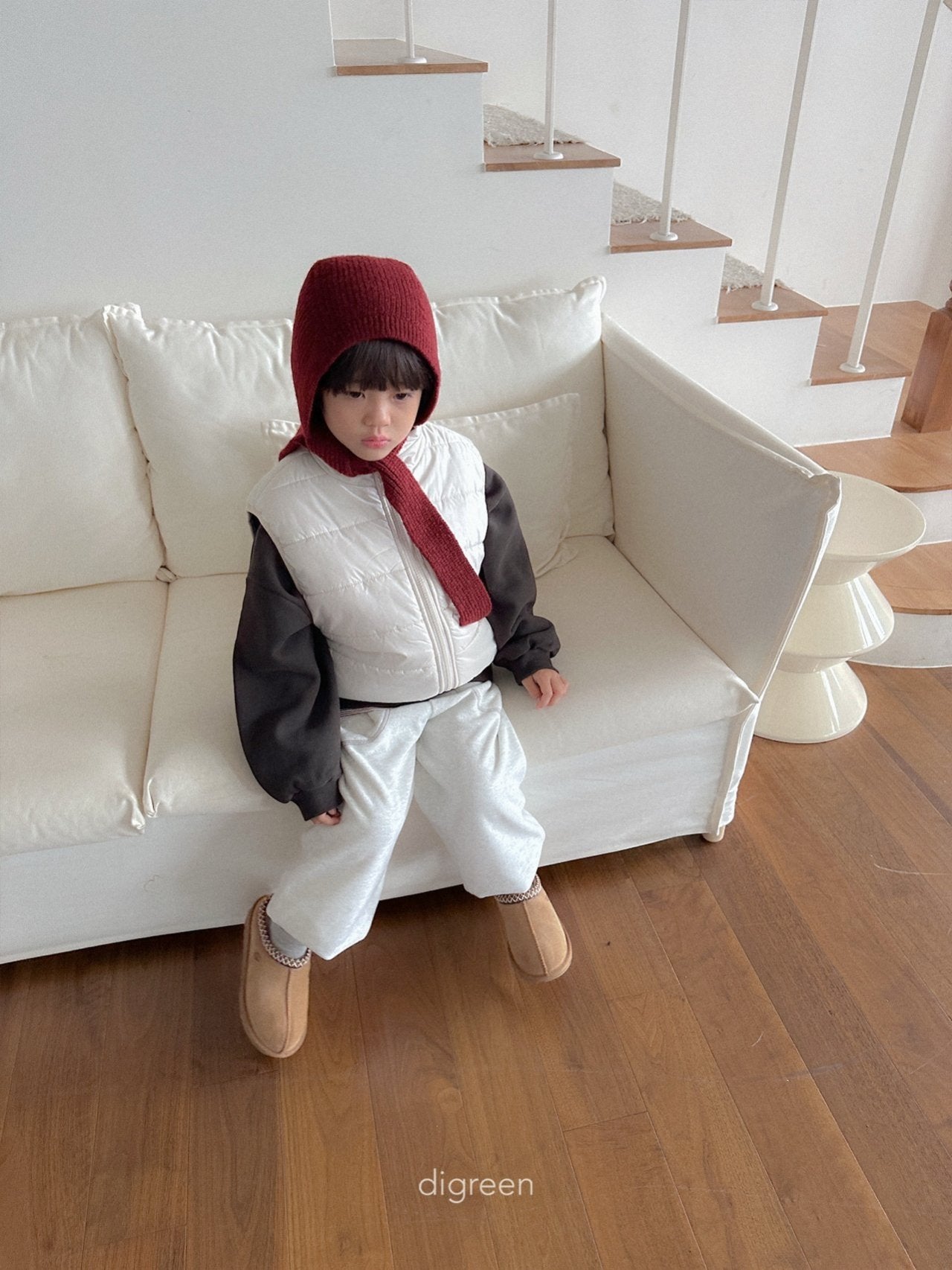 《予約》Reversible Vest / digreen