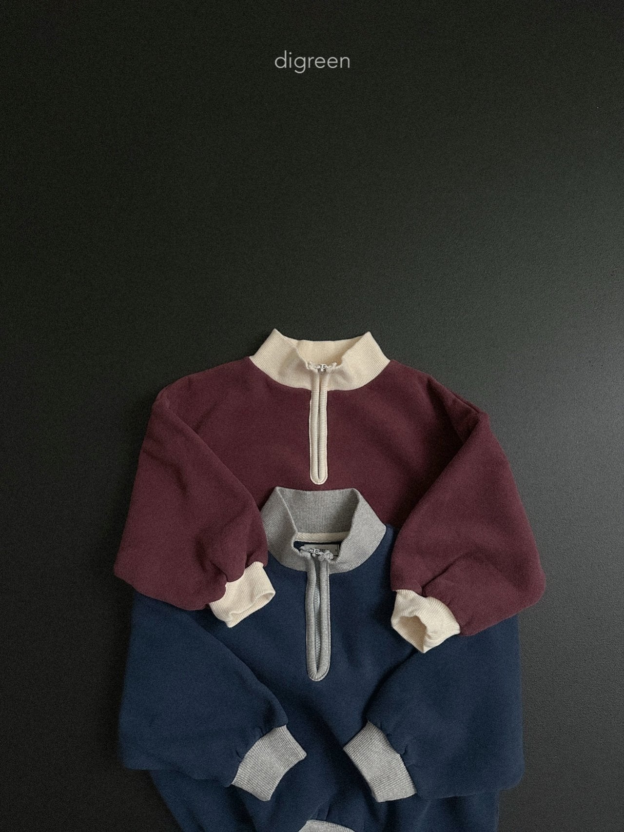 《予約》Line Zip up / digreen