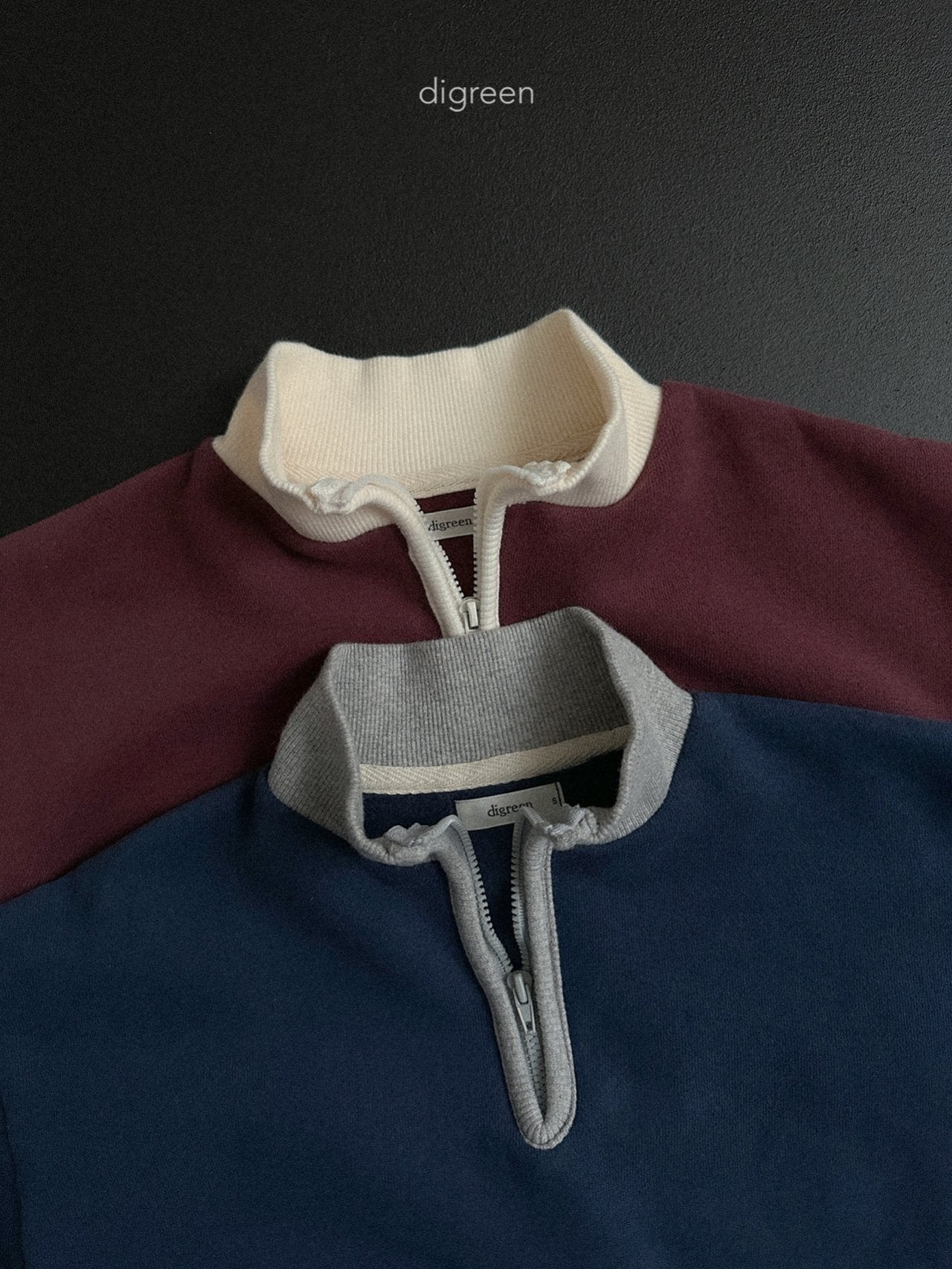 《予約》Line Zip up / digreen