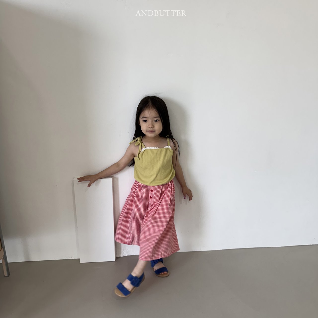 《予約》Henley Stripe Sleeveless / andbutter
