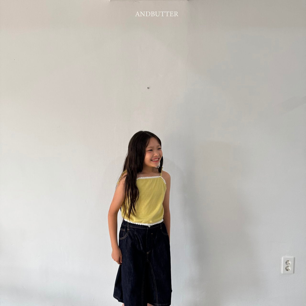 《予約》Henley Stripe Sleeveless / andbutter