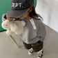 《予約》Button-Down Sweatshirt / ASK ME ANYTHING