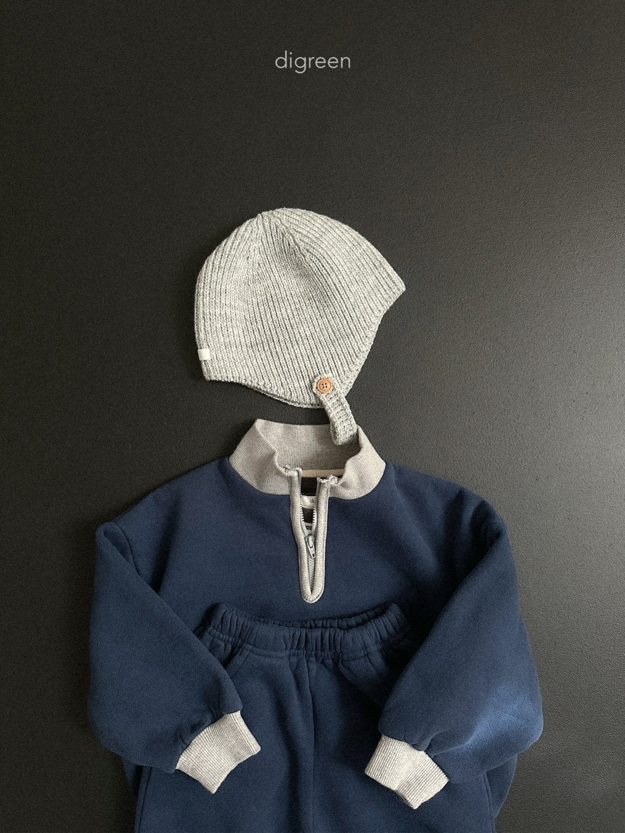 《予約》Line Zip up / digreen