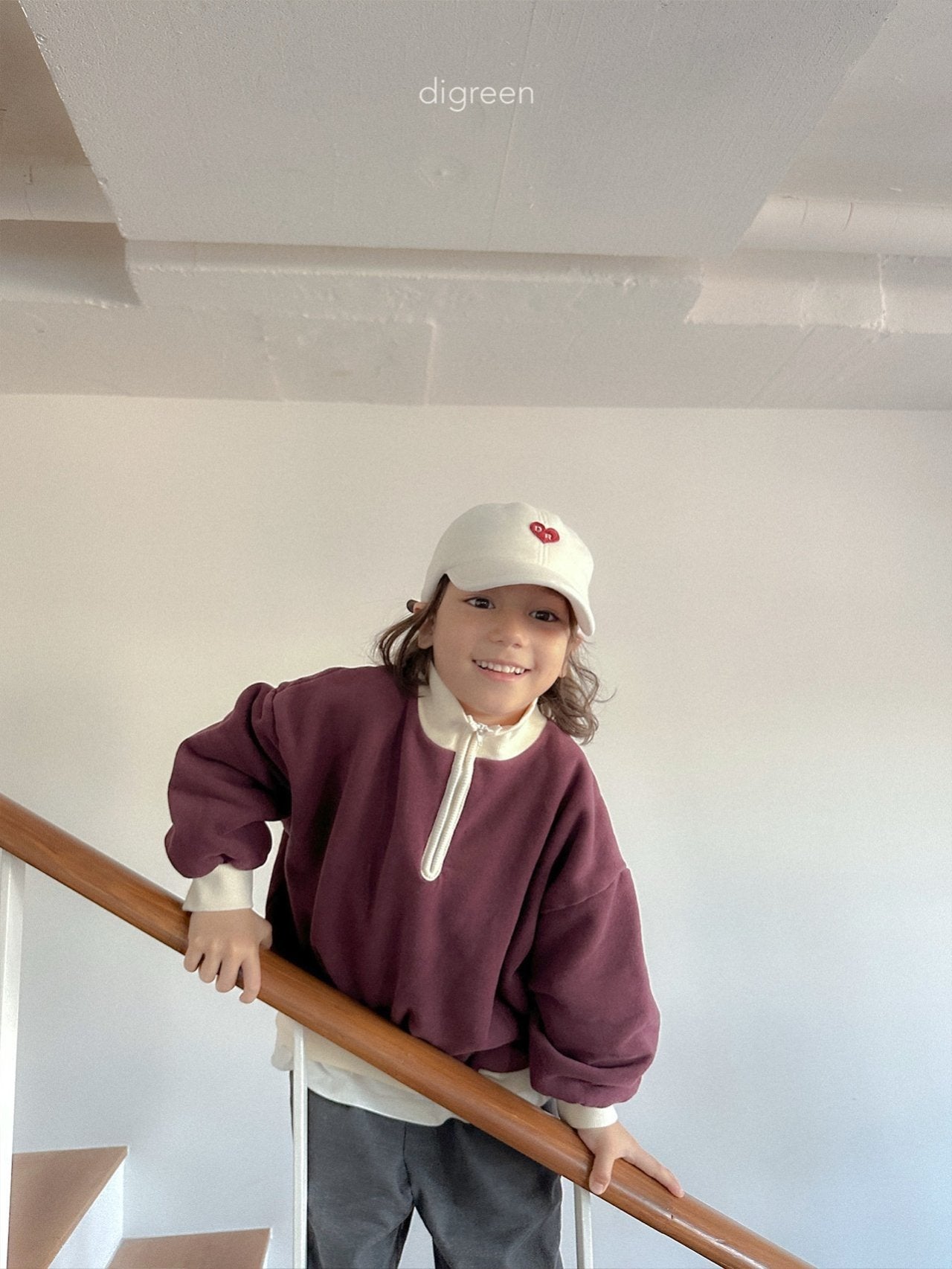 《予約》Line Zip up / digreen