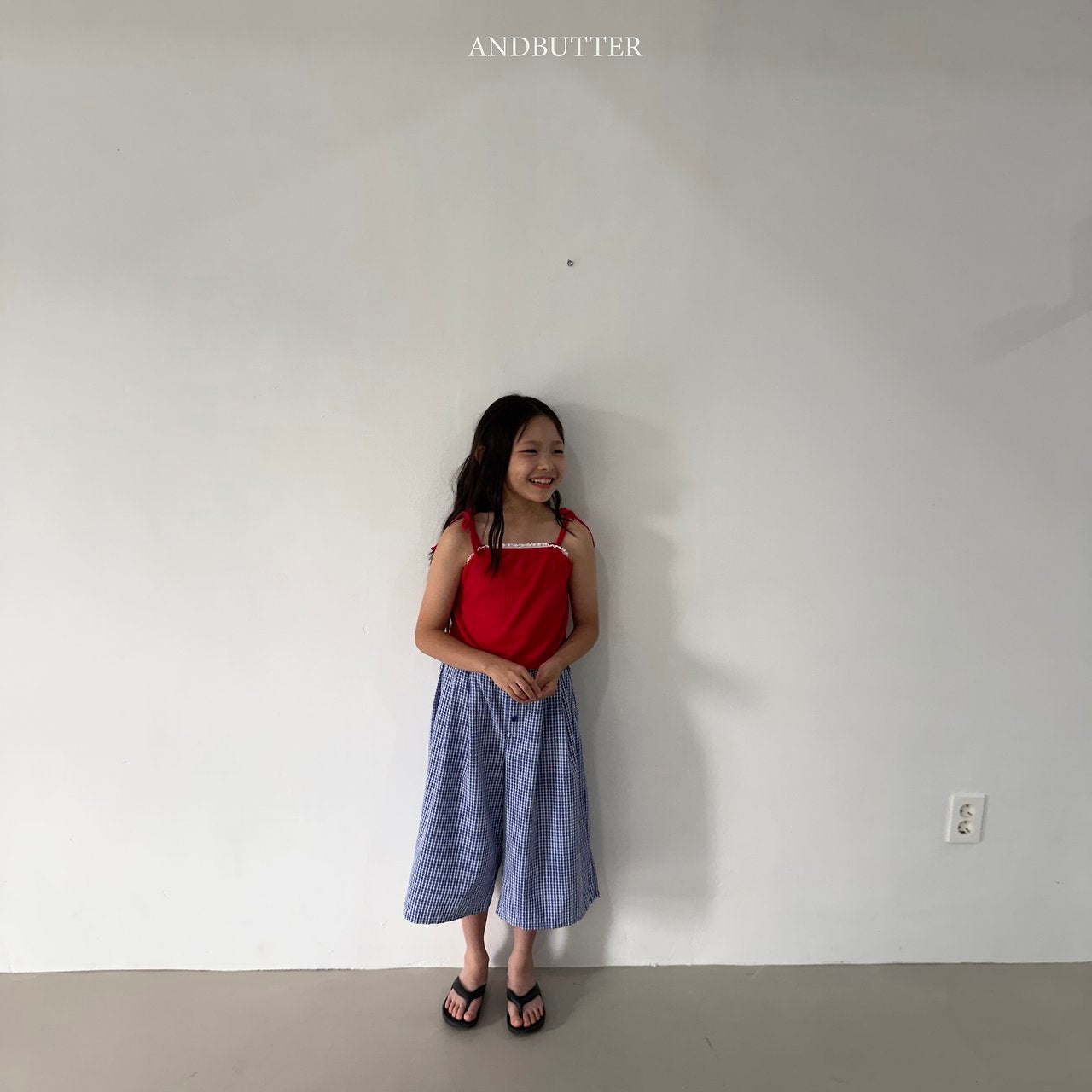 《予約》Henley Stripe Sleeveless / andbutter