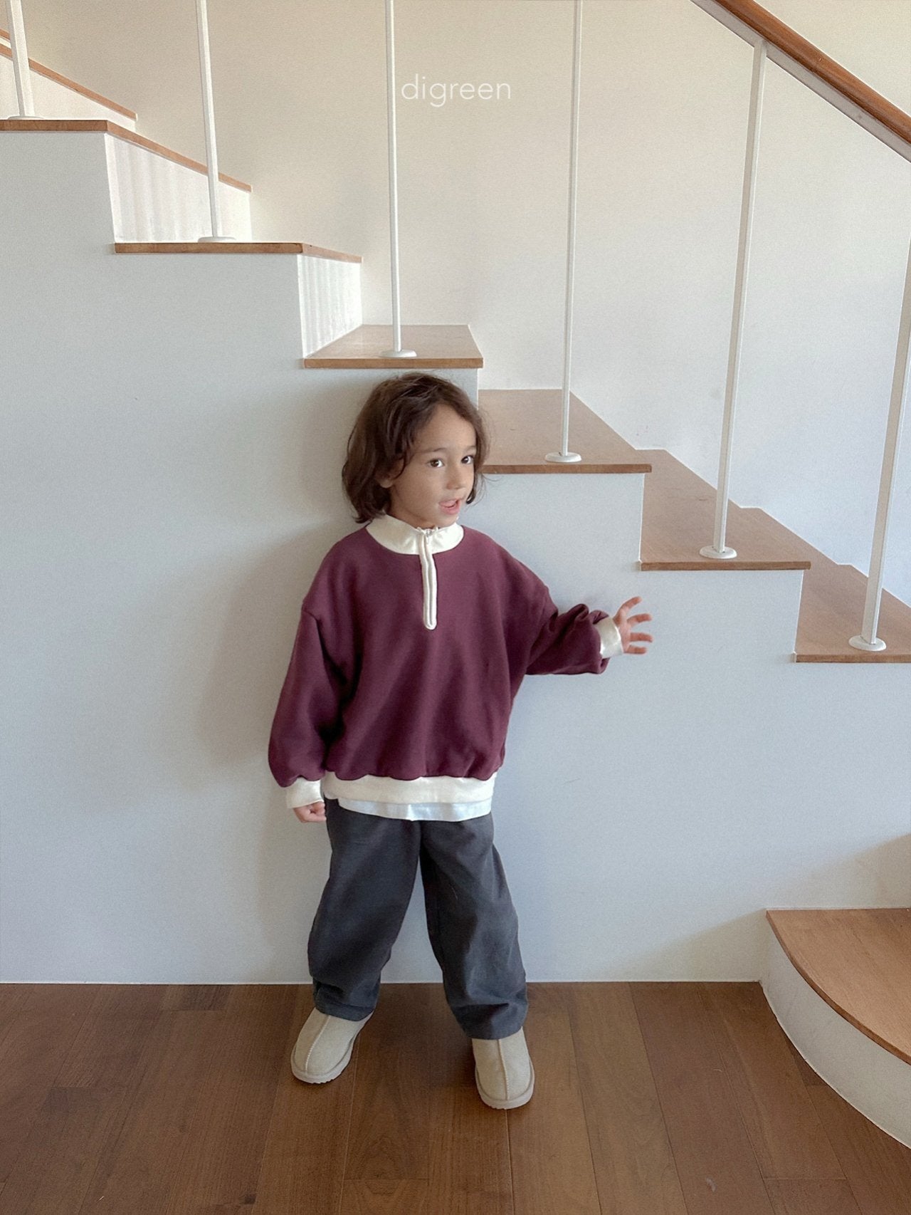 《予約》Line Zip up / digreen