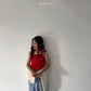 《予約》Henley Stripe Sleeveless / andbutter