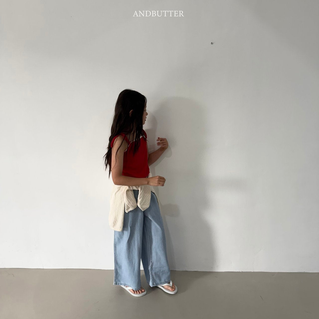 《予約》Henley Stripe Sleeveless / andbutter