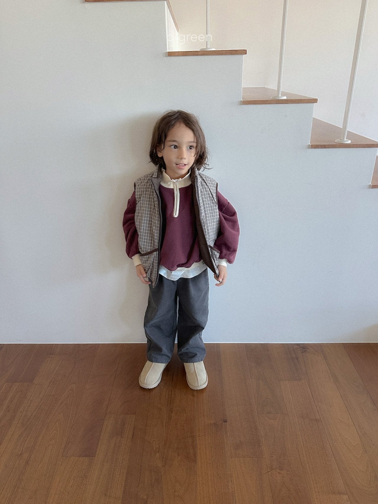 《予約》Line Zip up / digreen