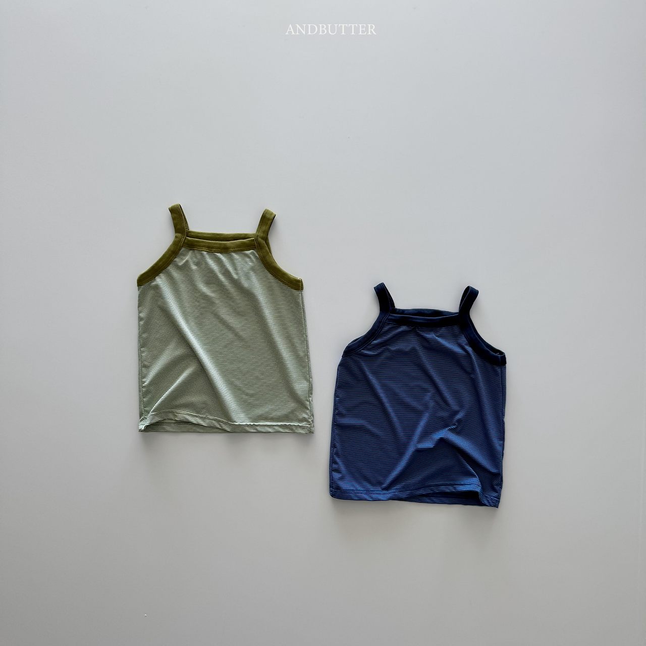 《予約》Airy Stripe Sleeveless / andbutter