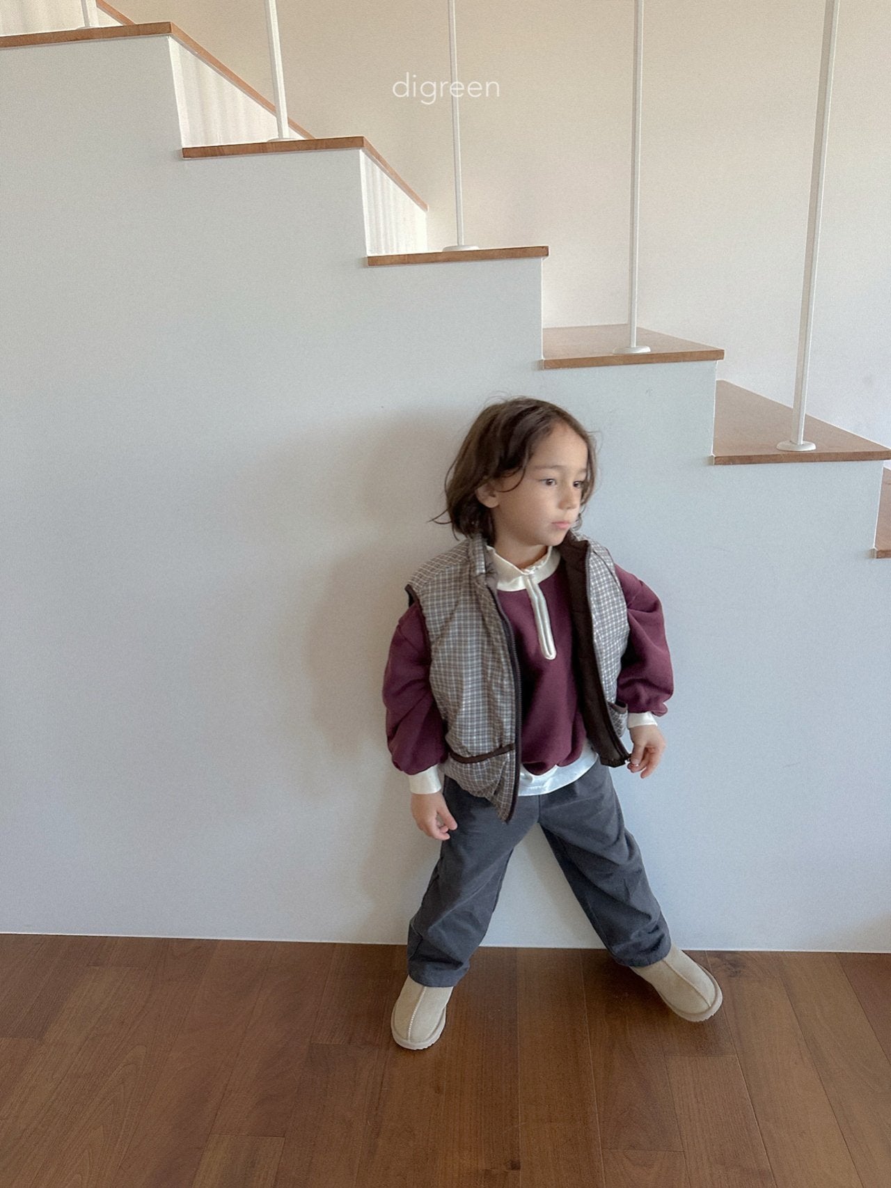 《予約》Line Zip up / digreen