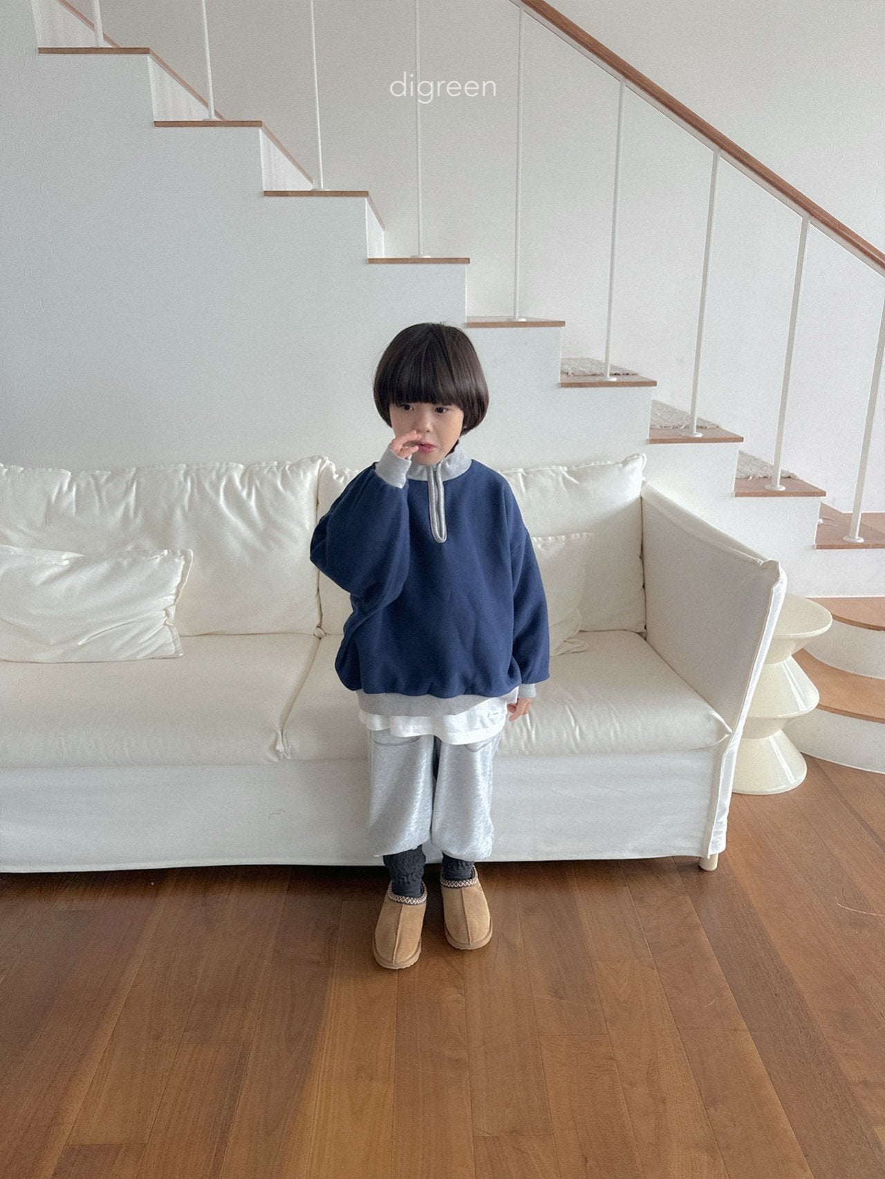 《予約》Line Zip up / digreen