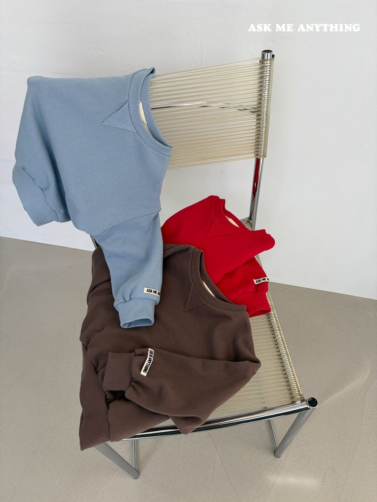 《予約》Basic Sweatshirt / ASK ME ANYTHING