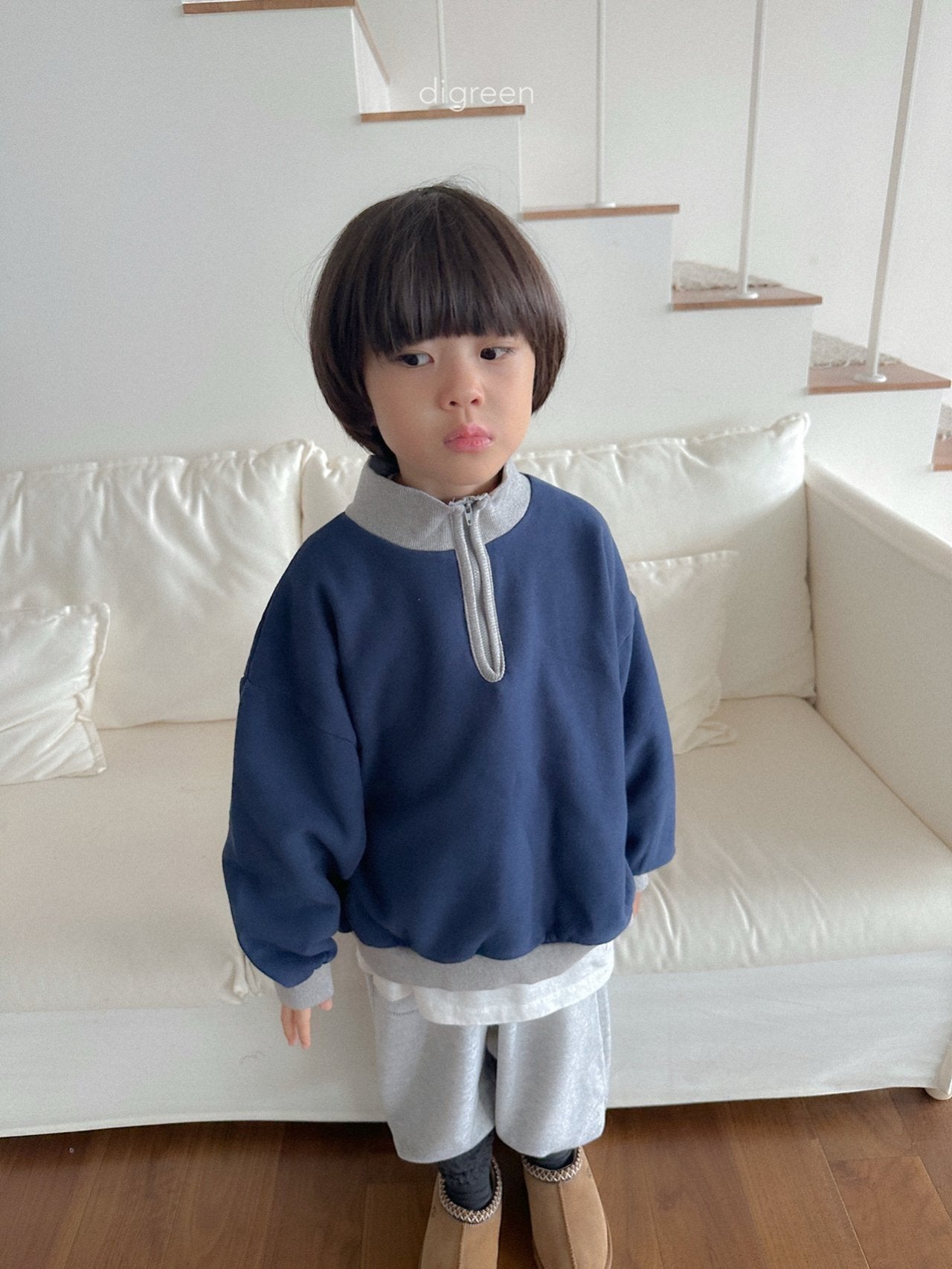 《予約》Line Zip up / digreen