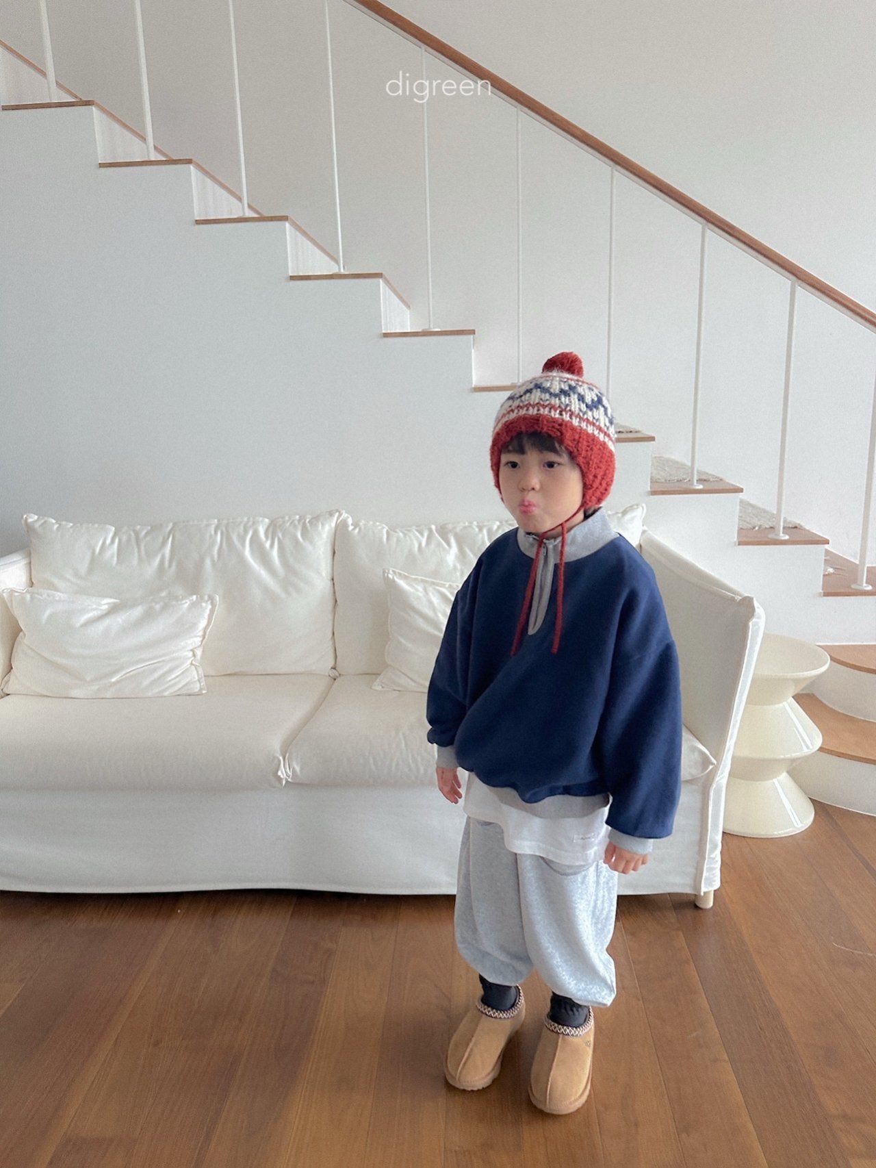 《予約》Line Zip up / digreen