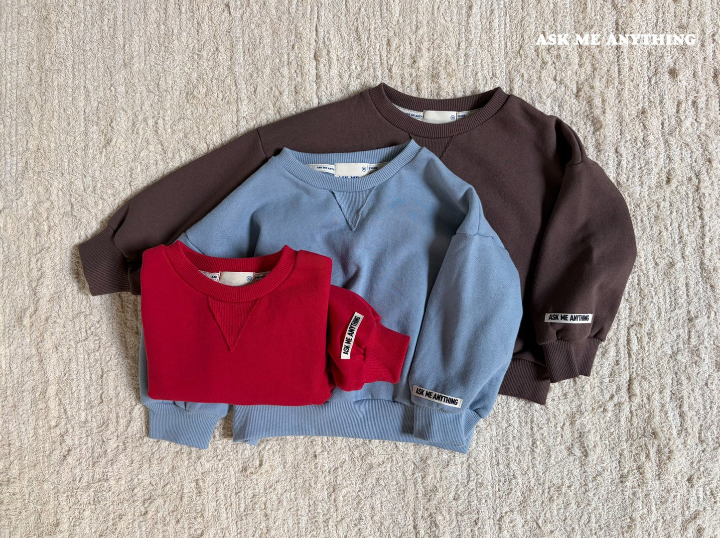 《予約》Basic Sweatshirt / ASK ME ANYTHING
