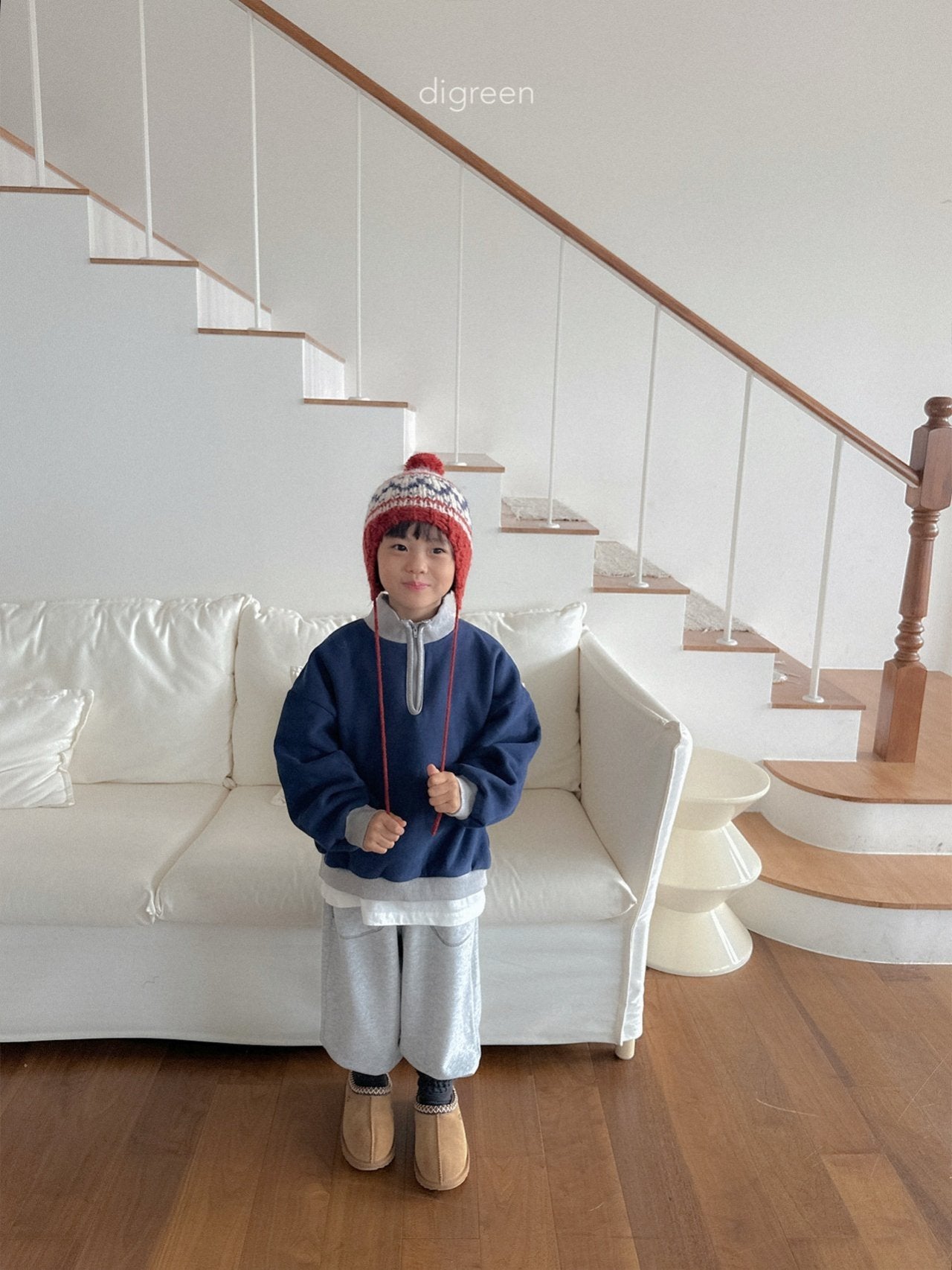 《予約》Line Zip up / digreen