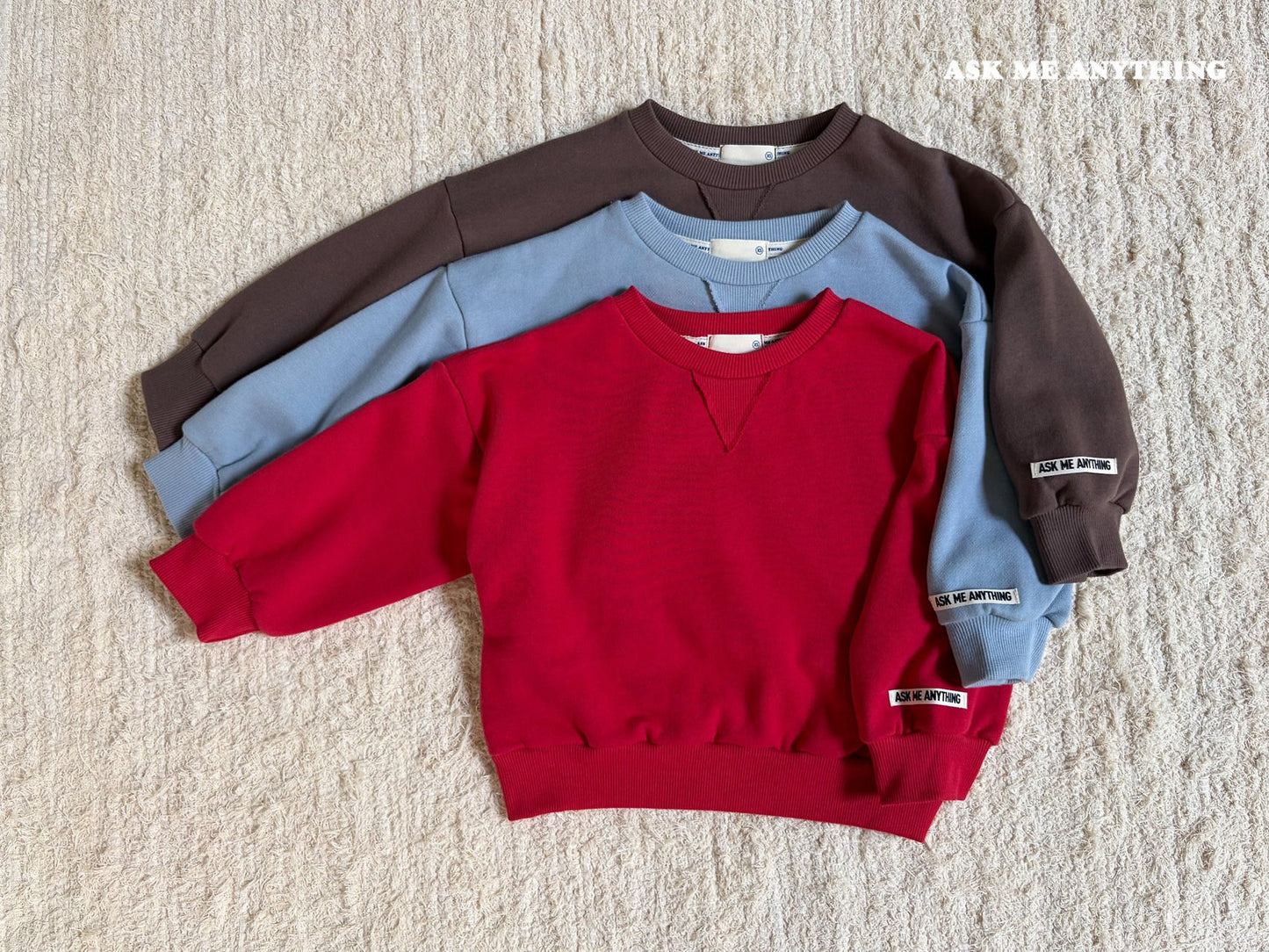 《予約》Basic Sweatshirt / ASK ME ANYTHING