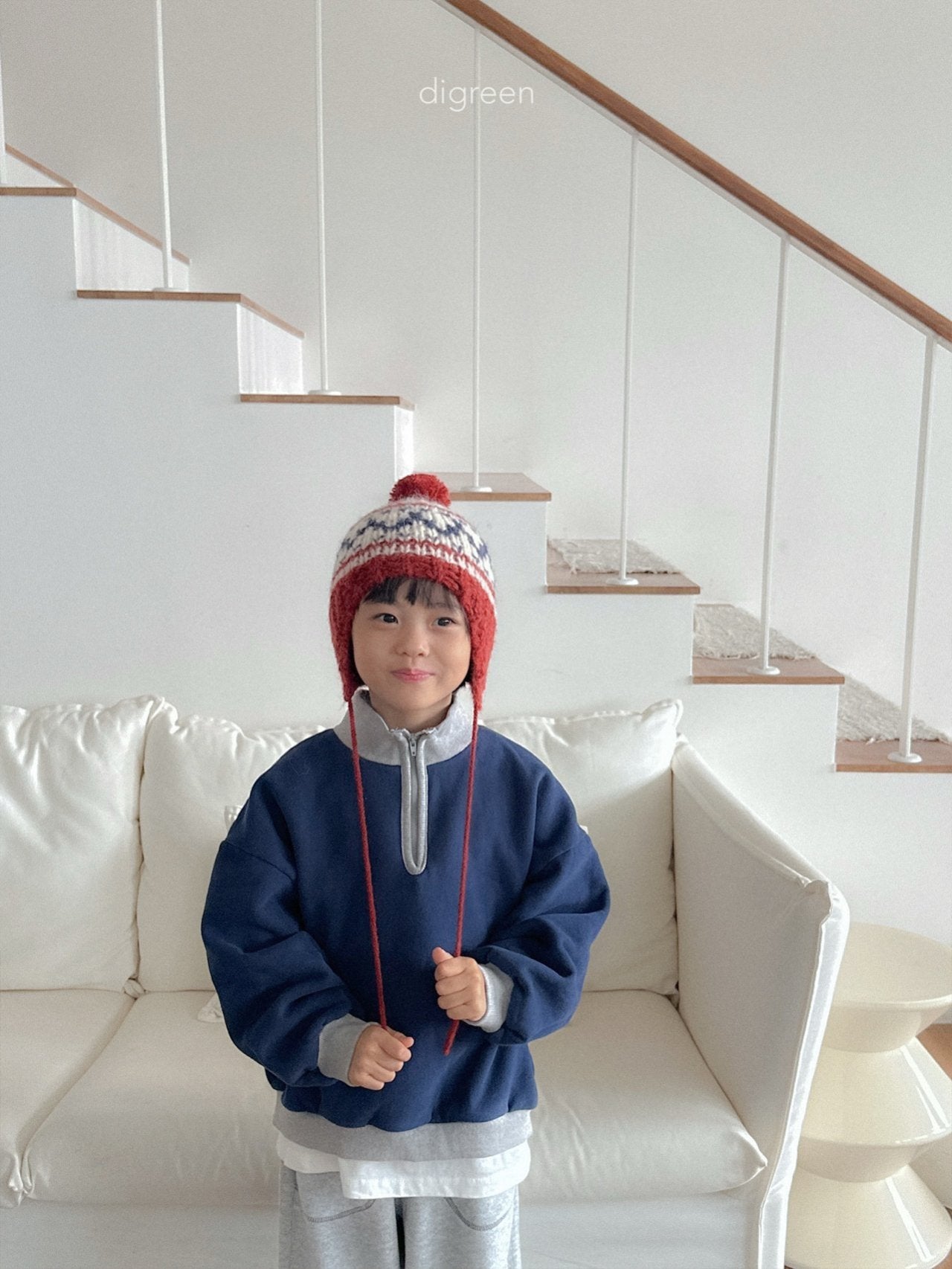 《予約》Line Zip up / digreen