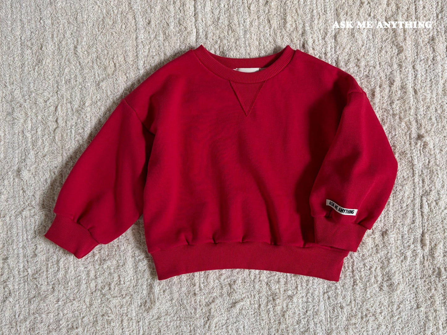 《予約》Basic Sweatshirt / ASK ME ANYTHING