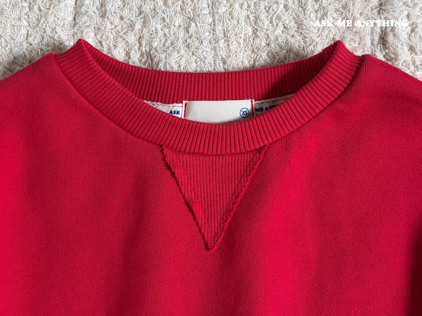 《予約》Basic Sweatshirt / ASK ME ANYTHING