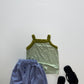 《予約》Airy Stripe Sleeveless / andbutter
