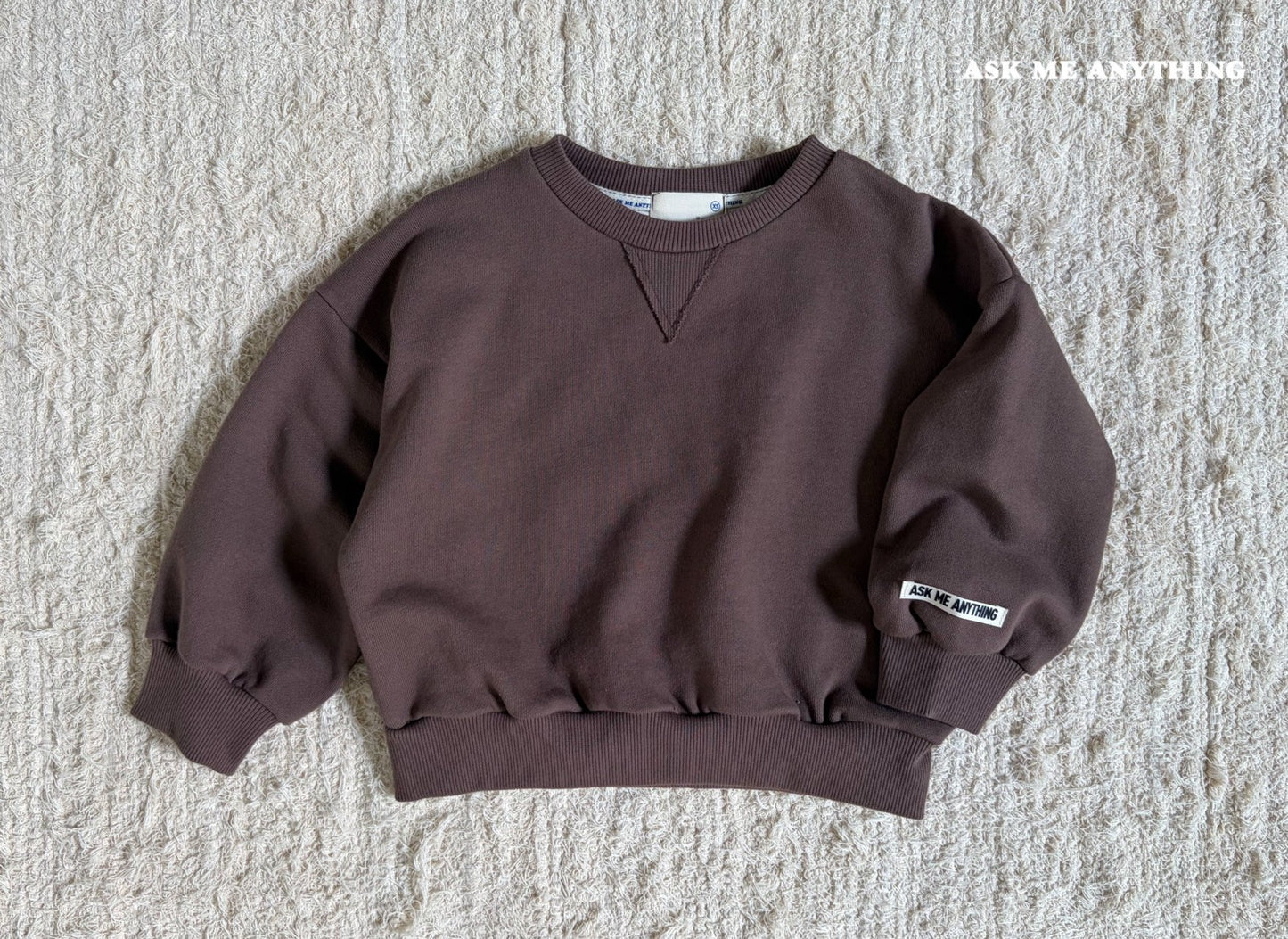 《予約》Basic Sweatshirt / ASK ME ANYTHING