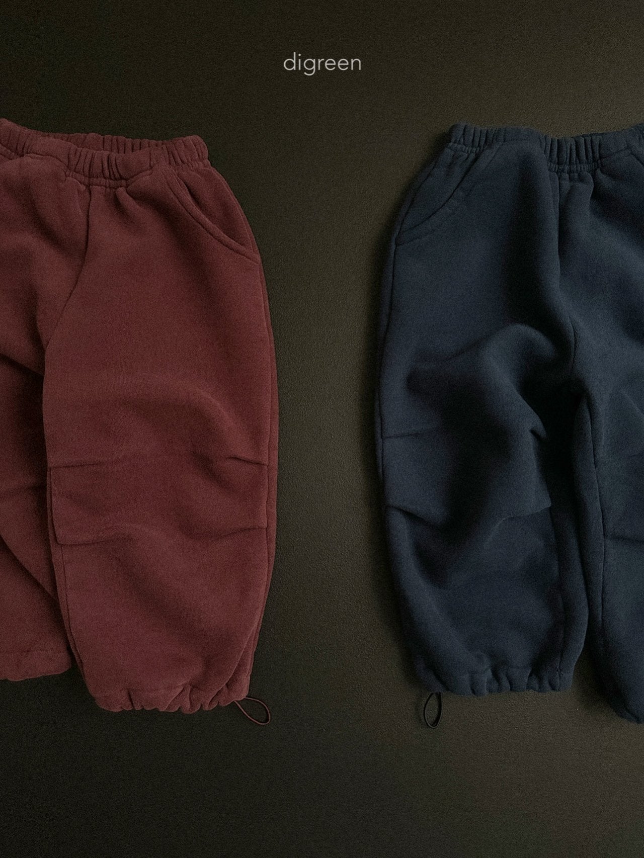 《予約》Pin Tuck Jogger Pants / digreen