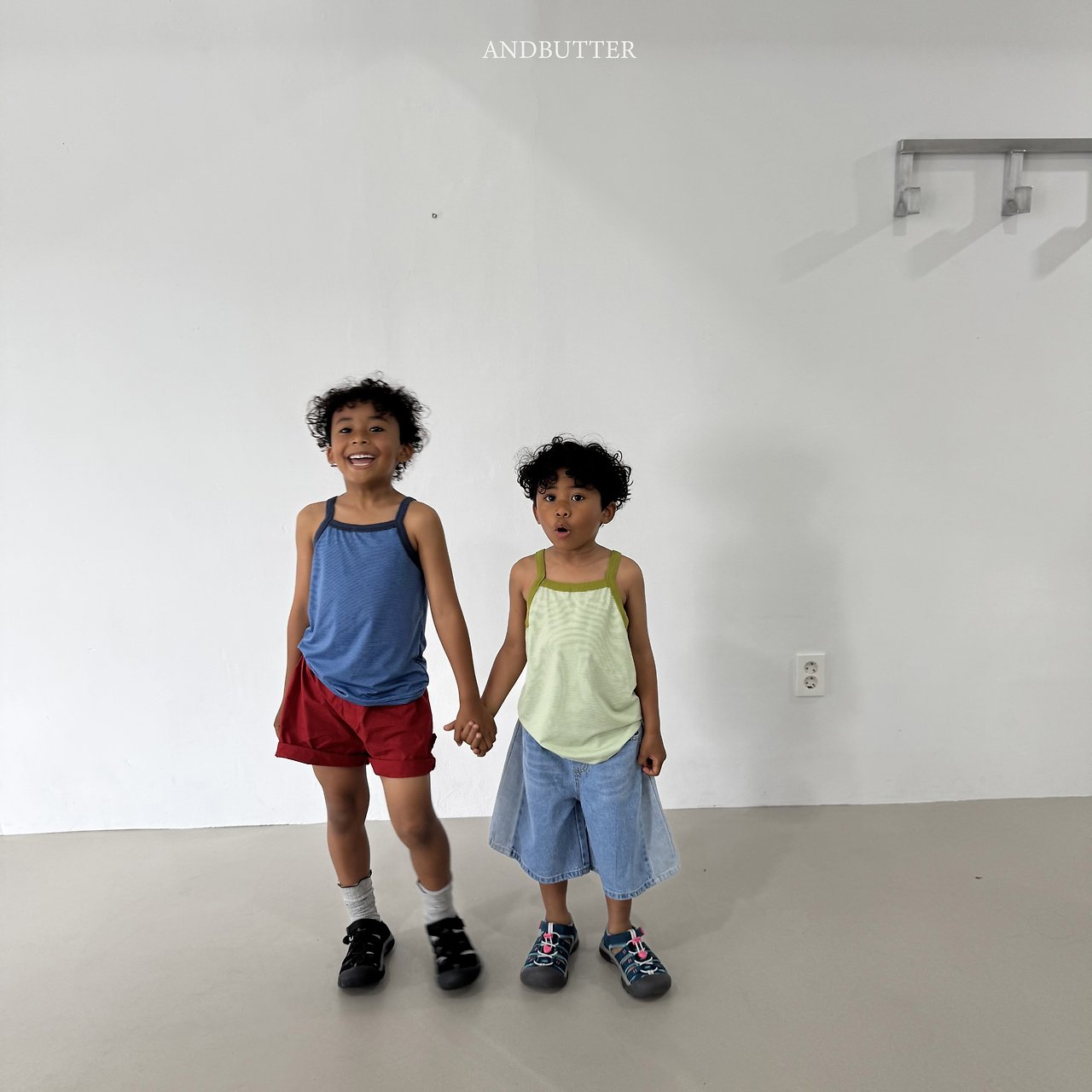 《予約》Airy Stripe Sleeveless / andbutter