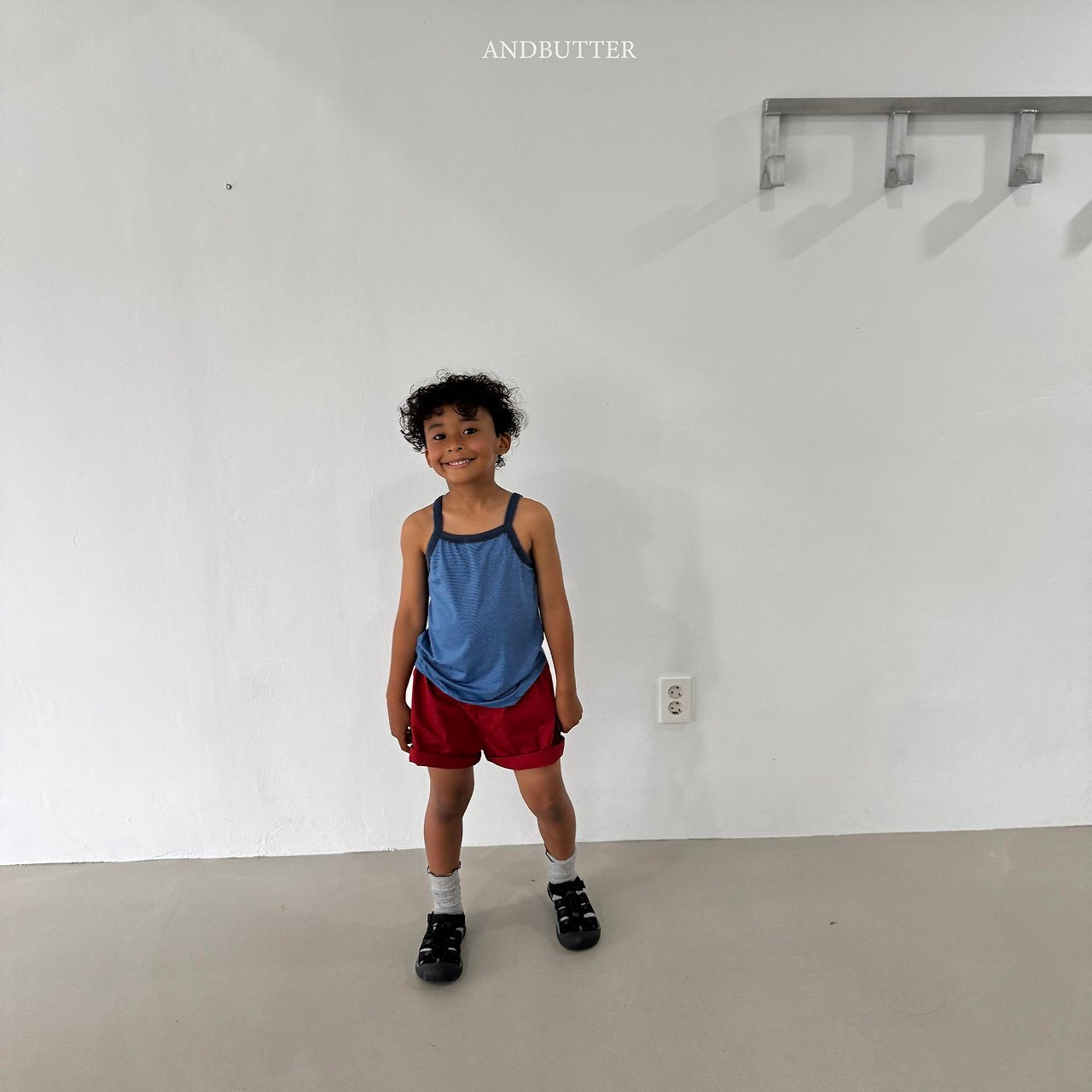 《予約》Airy Stripe Sleeveless / andbutter