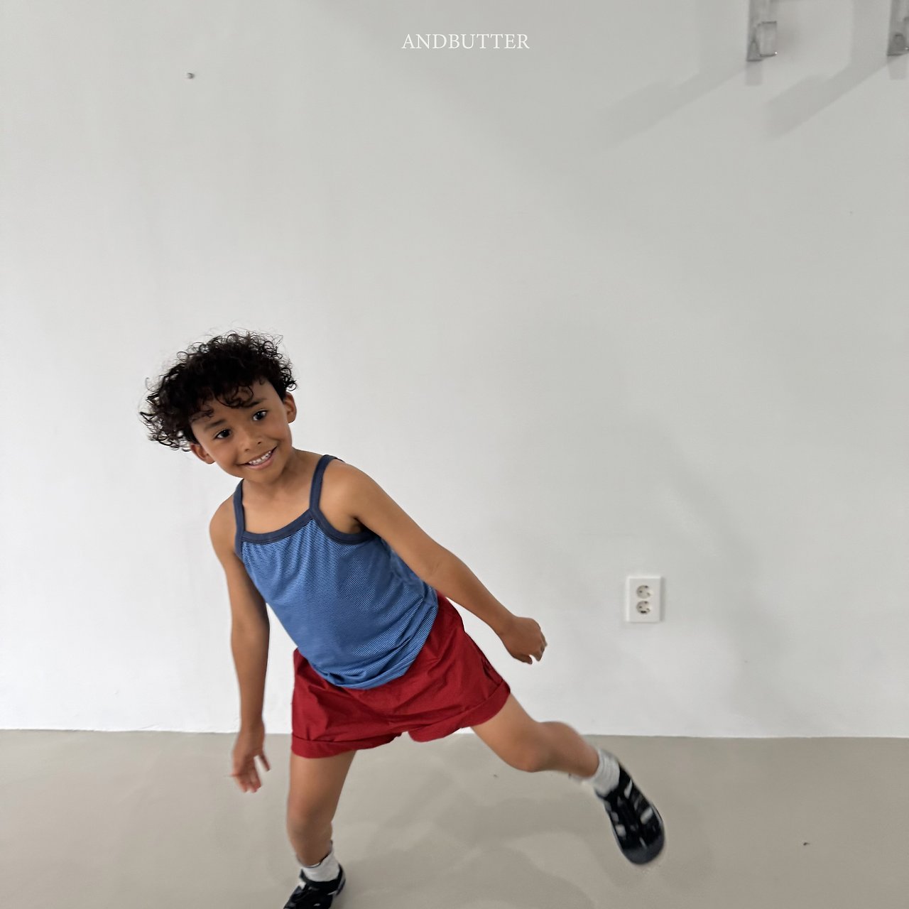 《予約》Airy Stripe Sleeveless / andbutter