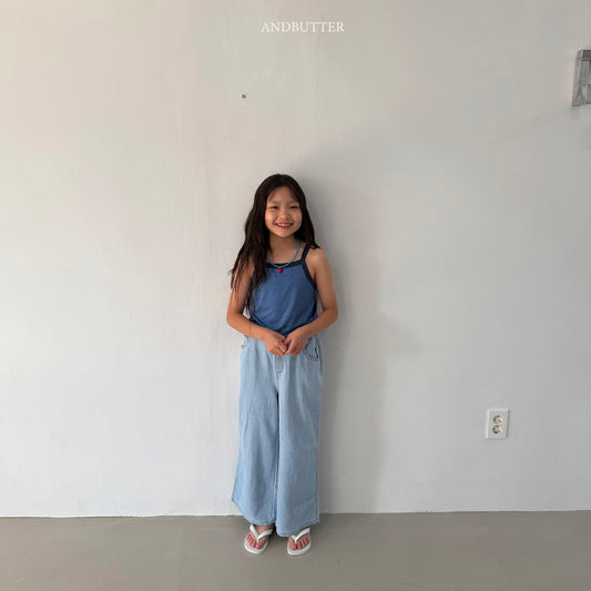 《予約》Airy Stripe Sleeveless / andbutter