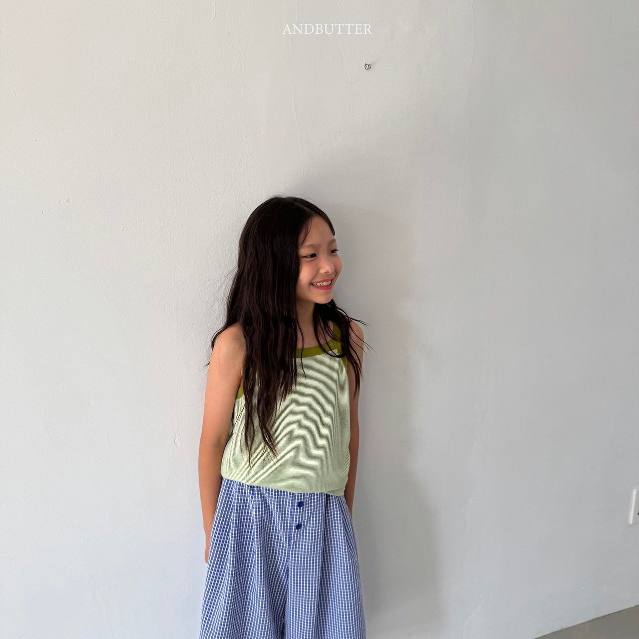 《予約》Airy Stripe Sleeveless / andbutter