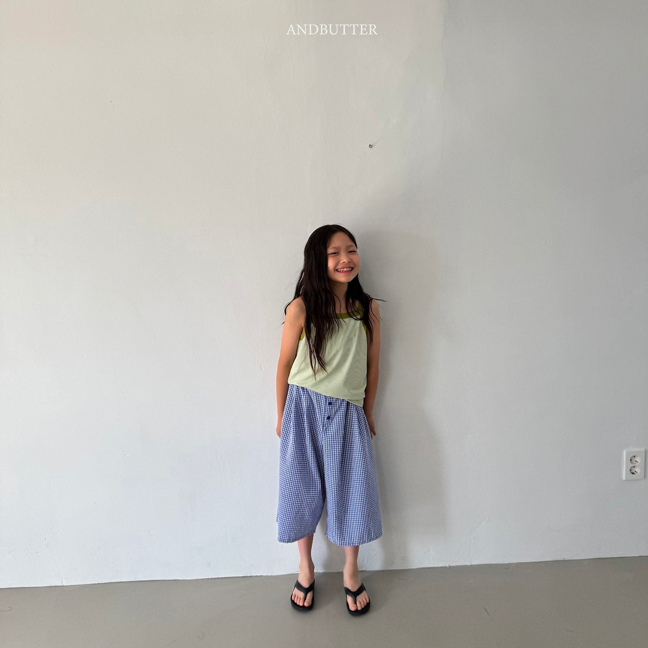 《予約》Airy Stripe Sleeveless / andbutter