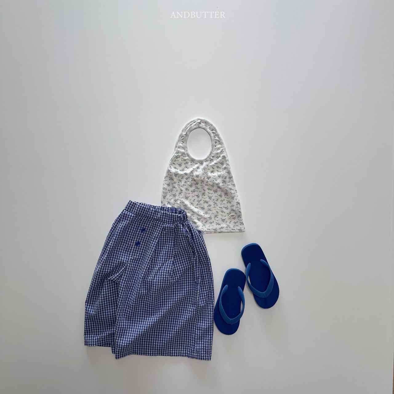 《予約》Check Bermuda Pants / andbutter