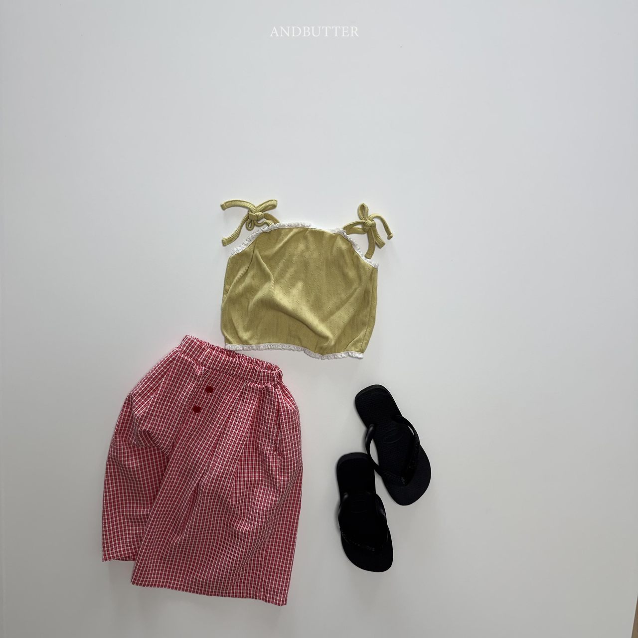 《予約》Check Bermuda Pants / andbutter