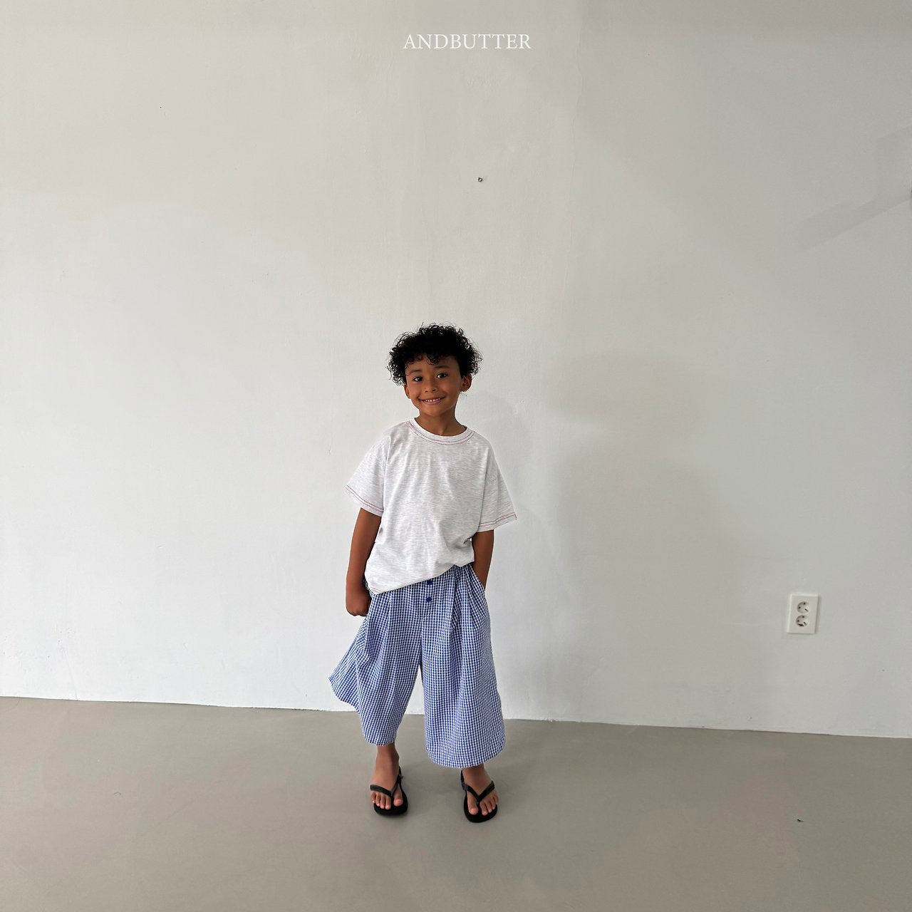 《予約》Check Bermuda Pants / andbutter