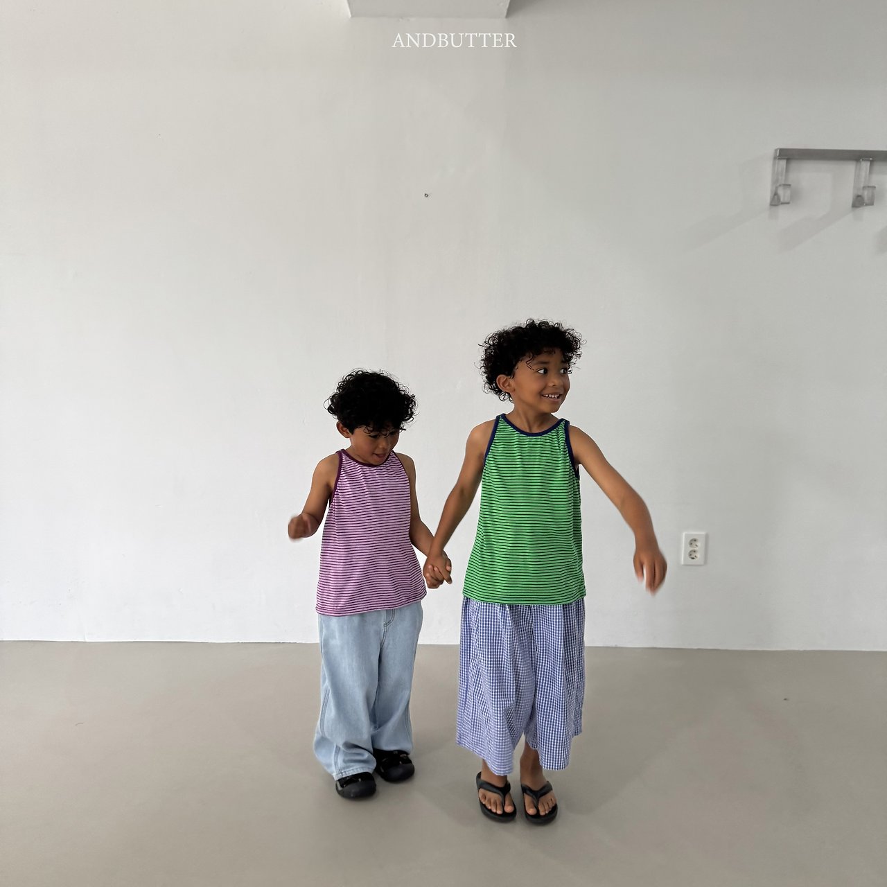 《予約》Check Bermuda Pants / andbutter