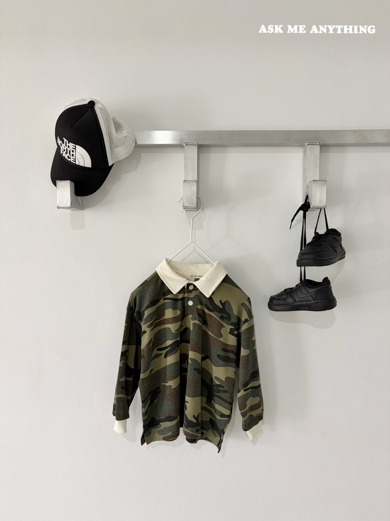 《予約》Plage Collar T-Shirt / ASK ME ANYTHING