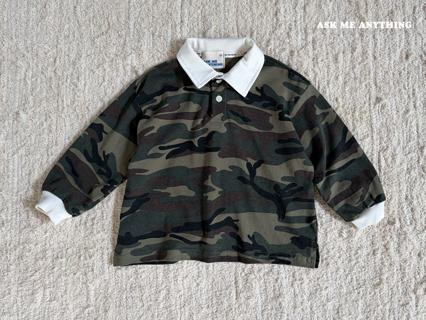 《予約》Plage Collar T-Shirt / ASK ME ANYTHING