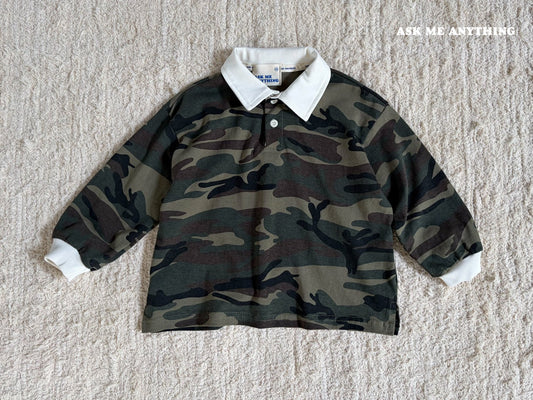 《予約》Plage Collar T-Shirt / ASK ME ANYTHING