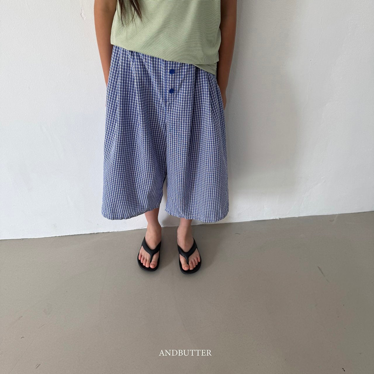 《予約》Check Bermuda Pants / andbutter