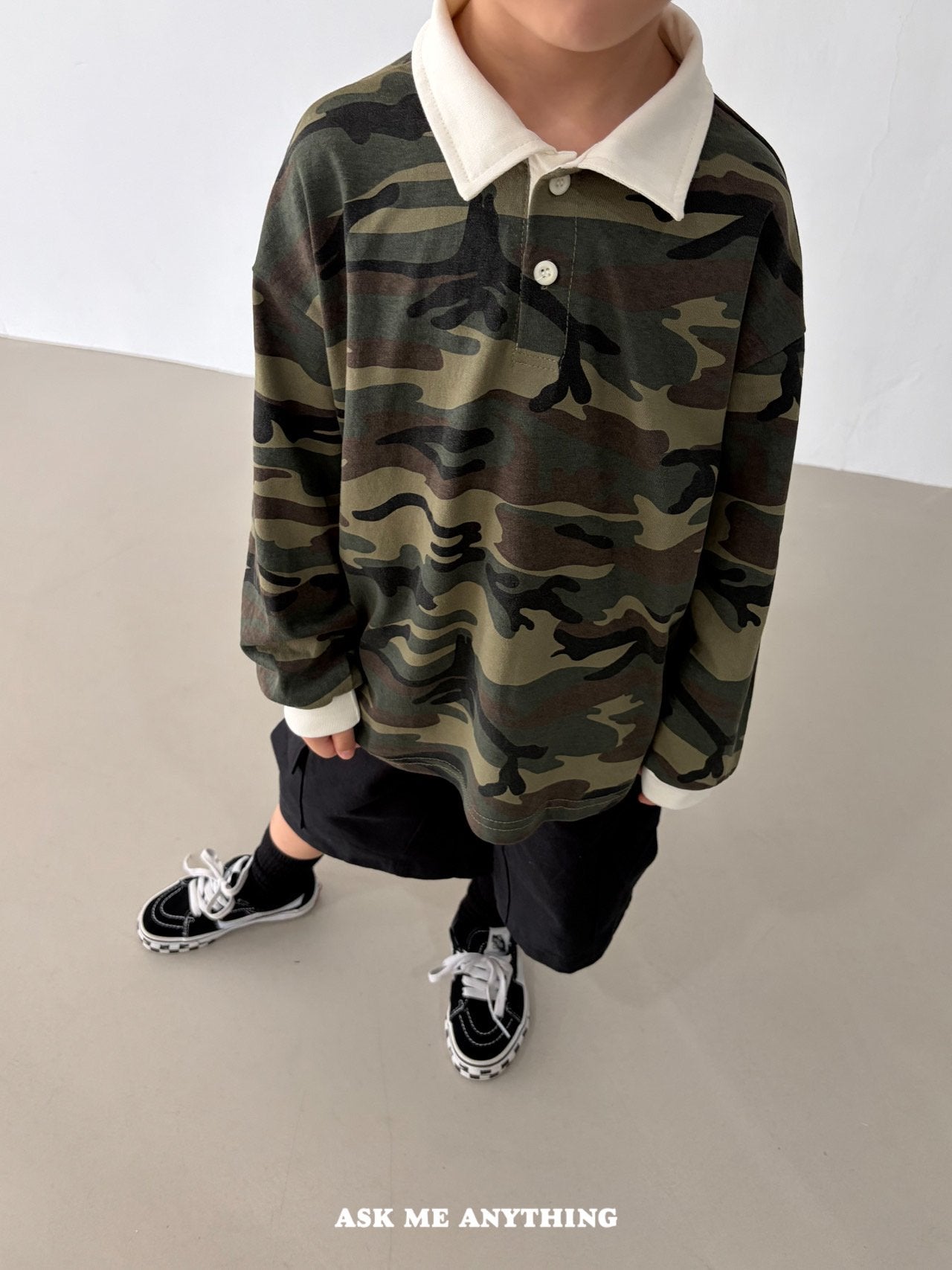 《予約》Plage Collar T-Shirt / ASK ME ANYTHING