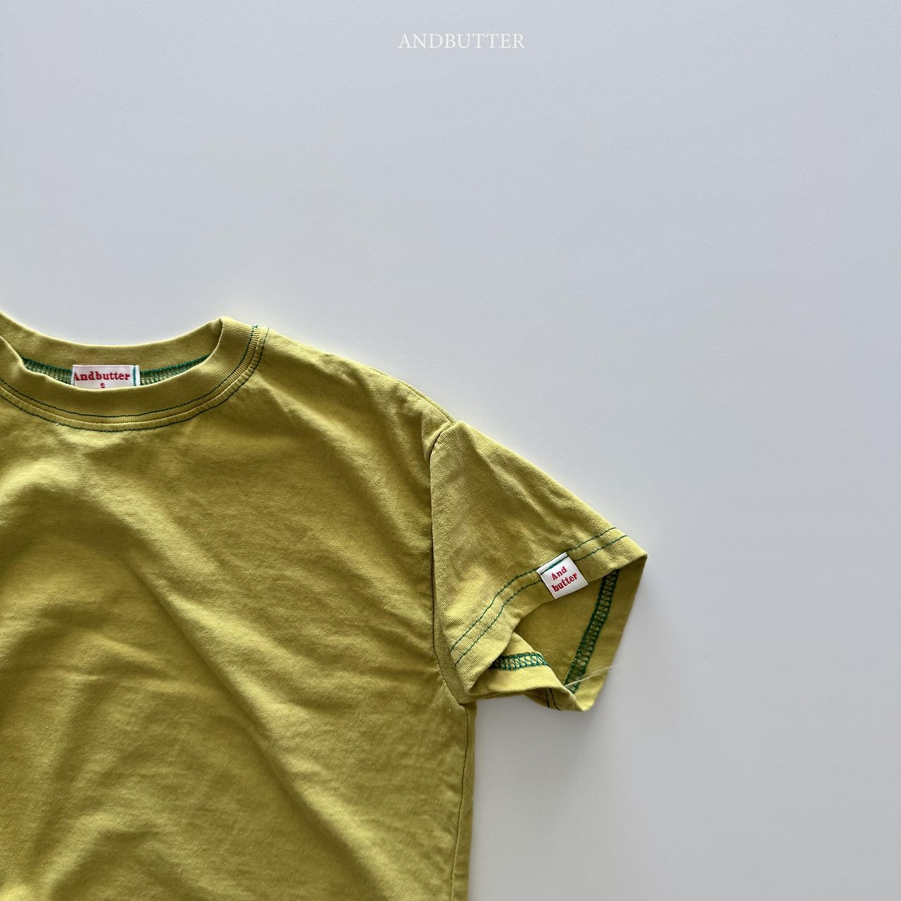 《予約》Stitch Point T-Shirt / andbutter