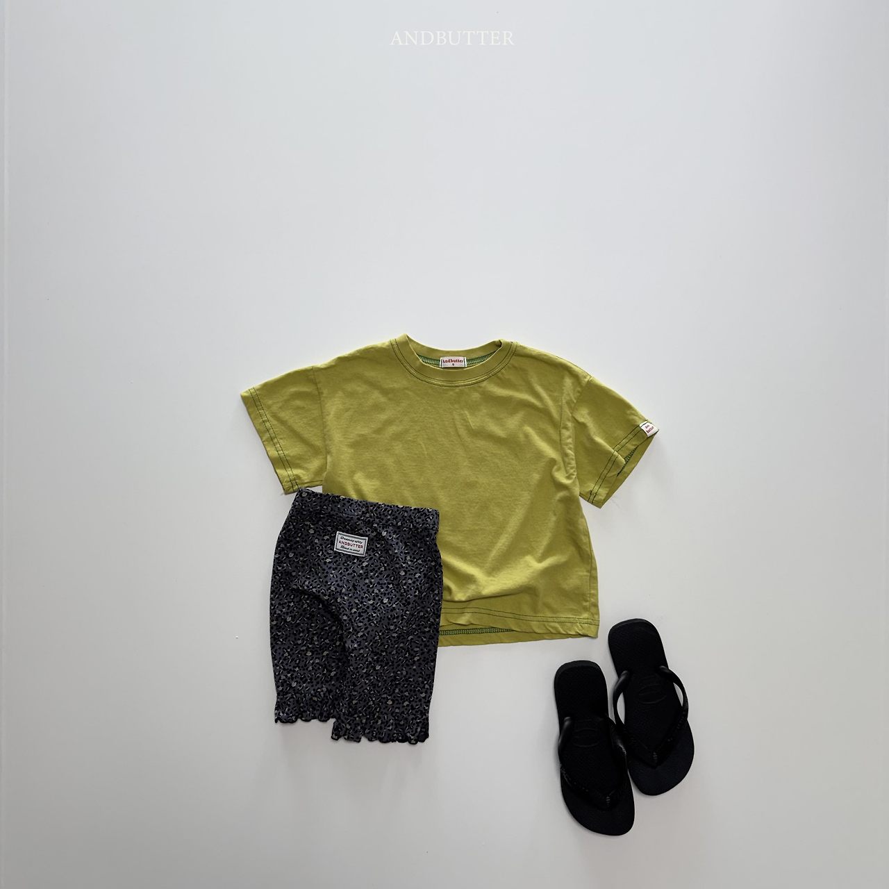 《予約》Stitch Point T-Shirt / andbutter