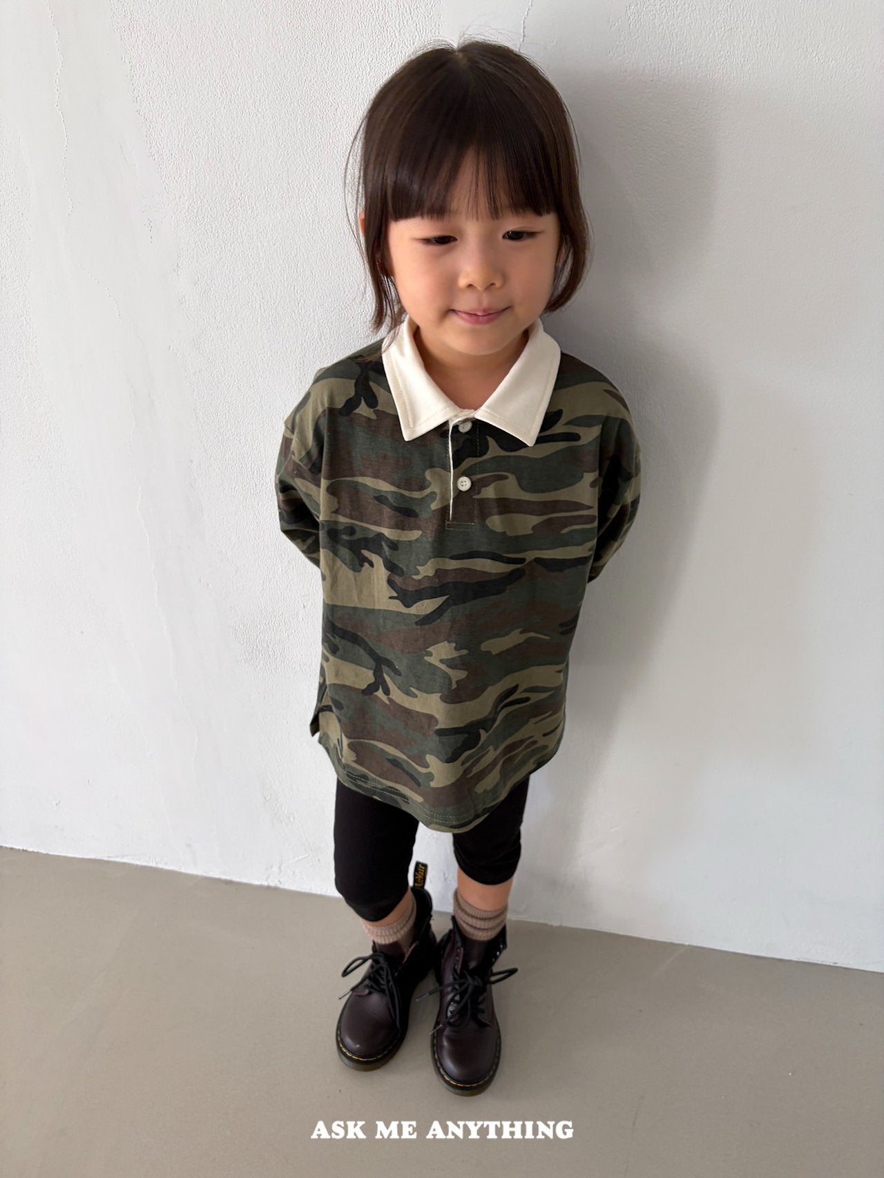 《予約》Plage Collar T-Shirt / ASK ME ANYTHING