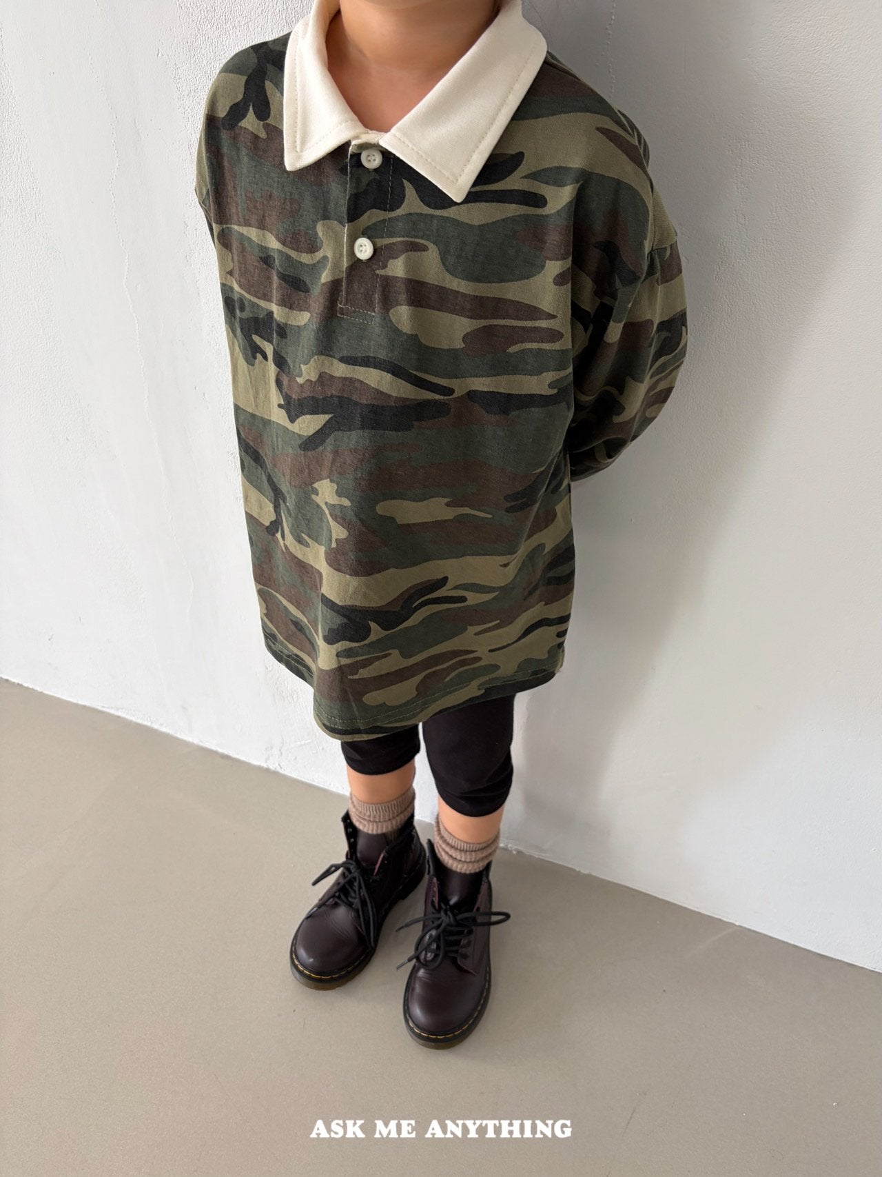 《予約》Plage Collar T-Shirt / ASK ME ANYTHING